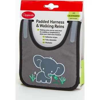 Vodítko pro psa Vodítko pro dítě, Black - Elephant