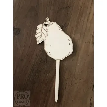 Zahradní dekorace Dřevěný zápich hruška