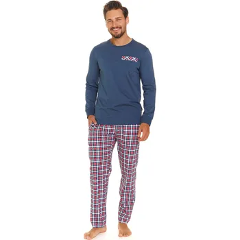 Pánské pyžamo Pánské pyžamo DOCTOR NAP PMB.7147 DEEP BLUE XXL 0