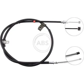 Lanko parkovací brzdy Tažné lanko, parkovací brzda A.B.S. K14878