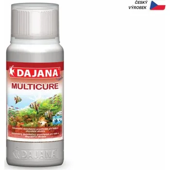 Akvarijní chemie Dajana Multicure, úprava vody – desinfekční přípravek, 100 ml