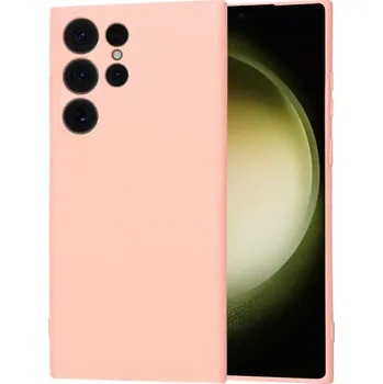 Pouzdro na mobilní telefon Kryt Samsung Galaxy S23 Ultra Techsuit SoftFlex - chalk pink
