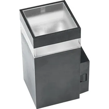 Bodové svítidlo JASON venkovní nástěnné svítidlo LED 9W 800lm 4000K hranaté IP65, tmavě šedá