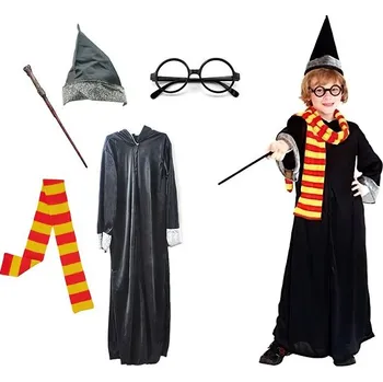 Karnevalový kostým FunCo Dětský kostým Harry Potter s doplňky 122-134 L