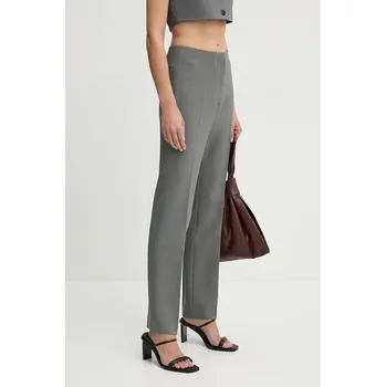 Dámské kalhoty Kalhoty Nanushka ERINNA NW24PFOW18055 šedá 90X, vel. S