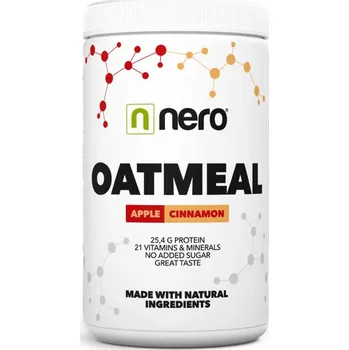 Protein NERO Oatmeal 600 g Příchuť: apple-cinnamon