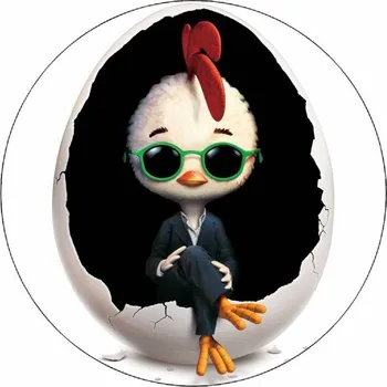 Jedlá dekorace na dort Jedlý papír Strašpytlík v brýlích 19,5 cm