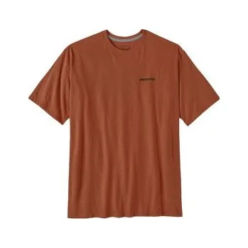 Pánské tričko Patagonia P-6 Logo Responsibili Tee Men Redtail Rust oranžová L
