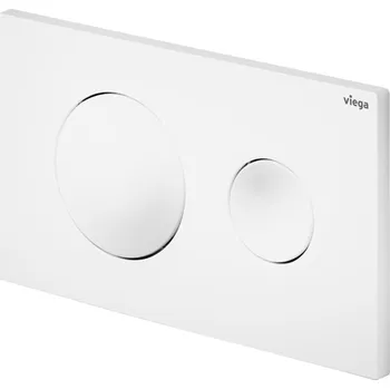 Splachovací tlačítko VIEGA Ovládací deska VISIGN for Style 20 bílá matná plast m.8610.1