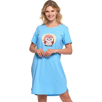 Dámská noční košile Noční košile Moraj PDK3000-015 Barva: Modrá, Velikost: L