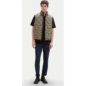 Pánská vesta Tom Tailor Vesta 1041313 Zelená Regular Fit S