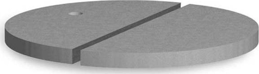 Poklop studniční betonový 1300mm/80mm dvoudílný