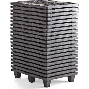 paleta Plastová paleta, 800x600 mm, stohovatelná, bal. 20 ks