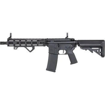 Airsoftová zbraň Specna Arms SA Daniel Defence® MK18 RIII M-LOK 10.5" (SA-P27 RIS III Prime™ Aster II ETU) s bezuhlíkovým motorem - Černá