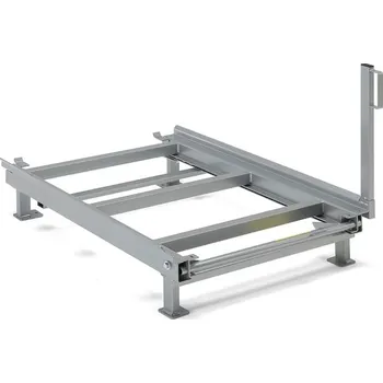 Dílenský regál Výsuvný paletový rám, podlahový model, nosnost 700 kg