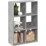 vidaXL Knihovna/dělící stěna 69,5x29x103,5 cm kompozit [858012] Barva: Betonová šedá