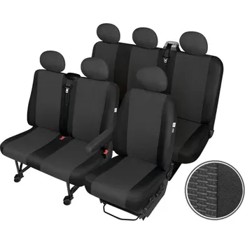 Potah sedadla AUTOPOTAH "KEGEL" FORD TRANSIT ARES CERNO-SEDY SADA !+2+3