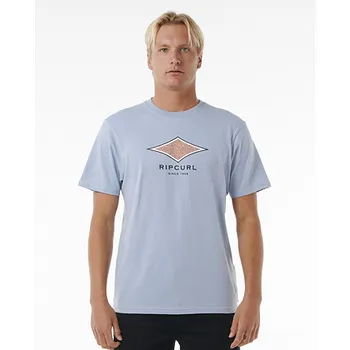 Pánské oblečení Tričko Rip Curl FILLER TEE Spray Blue velikost XXL