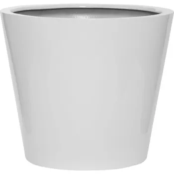 Květináč Bucket Glossy White XS - Ø 40 cm / V 35 cm