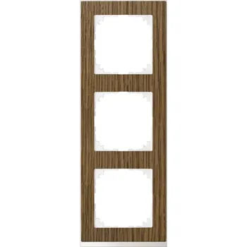 Trojrámeček Merten M-Pure Decor, Oak/Active Schneider MEG4030-3674