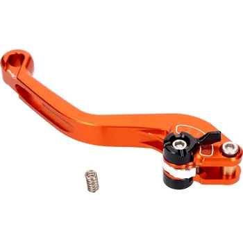 Brzda pro motocykl Puig Brzdová páčka levá Puig 2.0 krátká - oranžová PUI280-TN