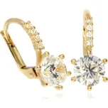 Zlatnictví Helios Zlaté náušnice na patent zářivý zirkon