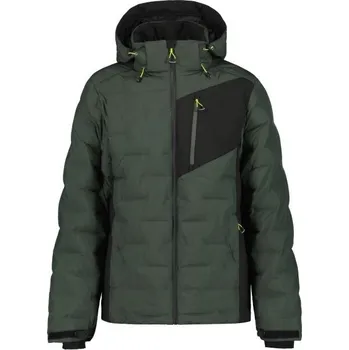 Pánská lyžařská bunda ICEPEAK DICKINSON 50 Tmavě zelená, Černá