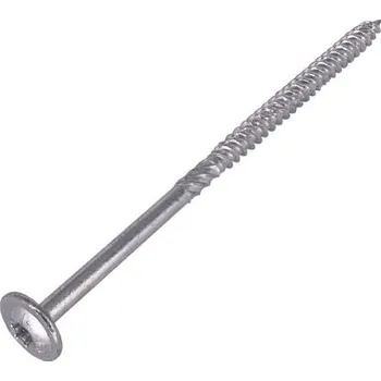 Vrut HPM TEC RAPI-TEC SK PLUS 5,0x100/55+R - stavební vrut do dřeva, polozávit, pozink, talířová hlava, TORX T25