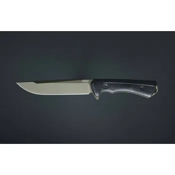 kapesní nůž Acta non verba knives ACTA NON VERBA P300 - Olive Cerakote, Black GRNPU, Kydex