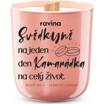 Svíčka Svědkyně na jeden den ... Ravina sójová svíčka