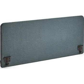 Paraván Stolový paraván ZONE, černé svorky, 1600x650x36 mm, potah Etna, petrolejově modrá