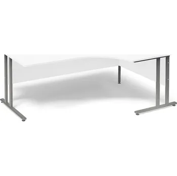 Psací stůl Psací stůl FLEXUS, pravý, 1800x1200 mm, bílá