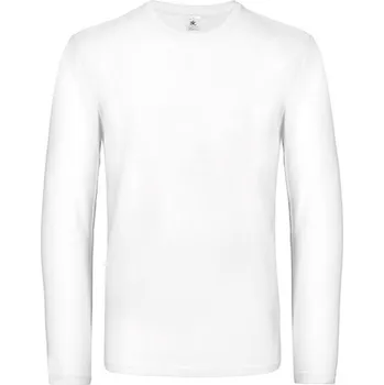 B&C Collection Pánské tričko s dlouhým rukávem B&C Collection Bílá S