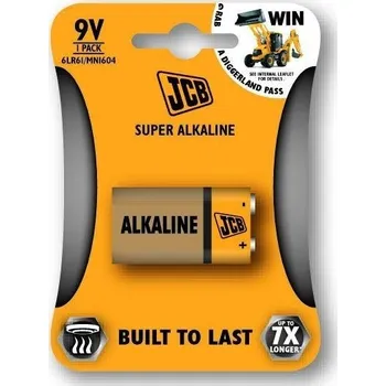 Článková baterie Baterie 9V JCB SUPER 1ks (blistr)