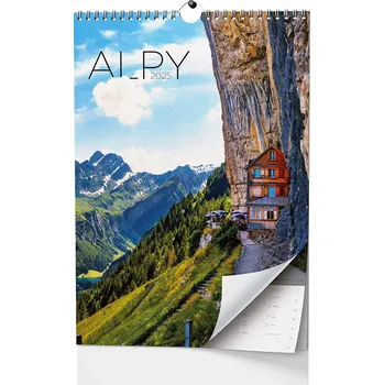 Kalendář Baloušek Tisk Nástěnný kalendář A3 Alpy 2025