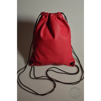 Kabelka KOŽENÝ VAK - ČERVENÝ (KOŽENÝ VAK - ČERVENÝ / Leather sack bag (red))