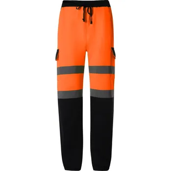 Yoko Hi-Vis Tepláky HV 016T Velikost: L, Barva: oranžová-námořní modrá