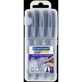 Permanentní popisovač vícebarevný Centropen 4 ks