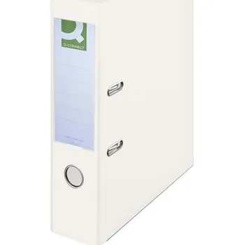Plastový pákový pořadač Q-Connect A4 7,5 cm, bílý 510.2413