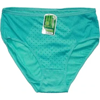 Bambusové dámské kalhotky s puntíčky 2786 modré 605/17