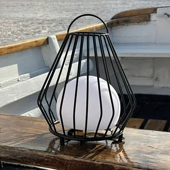 Venkovní osvětlení Nabíjecí stolní lampa Dyberg Larsen LED Evesham, výška 23 cm - Délka kabelu USB-C 100 cm černá, bílá 1 x 0,2 W LED - Doprava zdarma