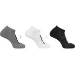 Ponožky SALOMON EVERYDAY LOW 3-PACK LC2087100 BLACK/WHITE/MED GREY MELANGE S