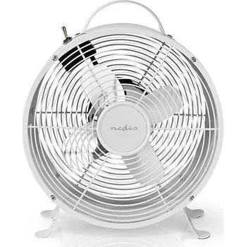 Domácí ventilátor Ventilátor Nedis stolní FNCL10WT20 bílý