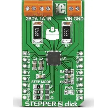 Vývojová deska Vyhodnocovací deska, Stepper 2 click, MikroElektronika