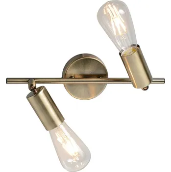 ACA DECOR Stropní svítidlo MOHICANS 60W/2xE27/230V/IP20, barva mosazi