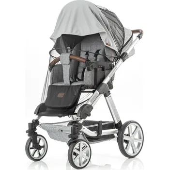 Slunečník ke kočárku Reer Sluneční stříška s moskytierou na kočárek UV50+