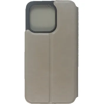 Pouzdro na mobilní telefon RhinoTech flipové pouzdro Eco Case pro Apple iPhone 14 Pro, šedá