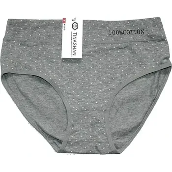 Dámské kalhotky vyšší do pasu 3915 šedé