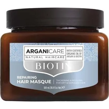 Vlasová regenerace Arganicare - Repairing Biotin Hair Mask Masky a kúry na vlasy 500 ml unisex
