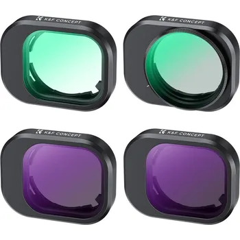 K&F ND / UV / CPL Filters Kit for DJI Mini 4 Pro 4 Pack (CPL, UV, ND8 & ND16)